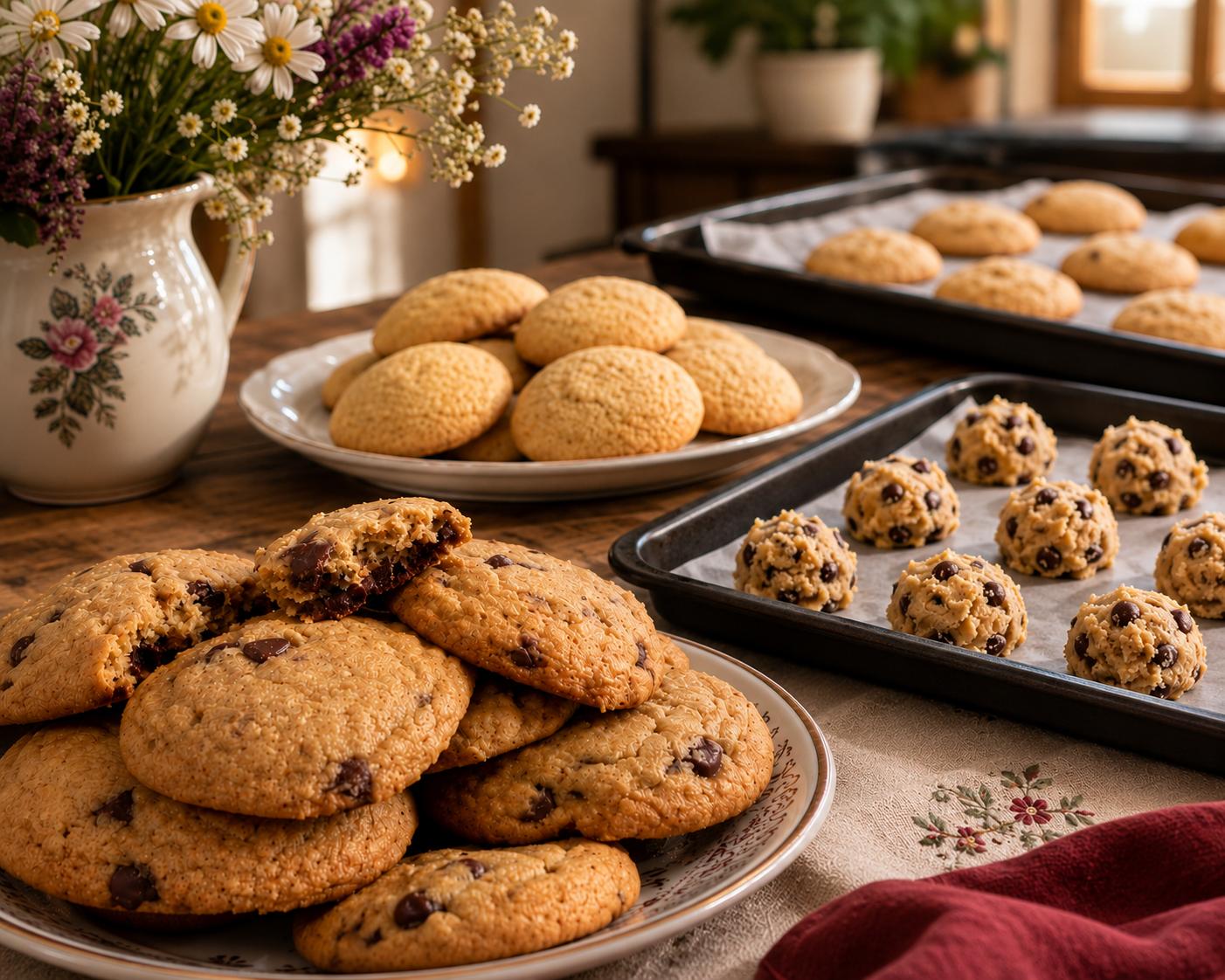 Biscotti fatti in casa per la colazione